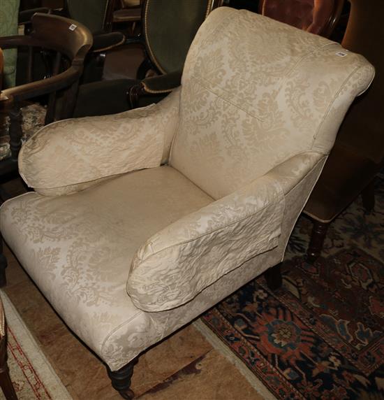Cream armchair